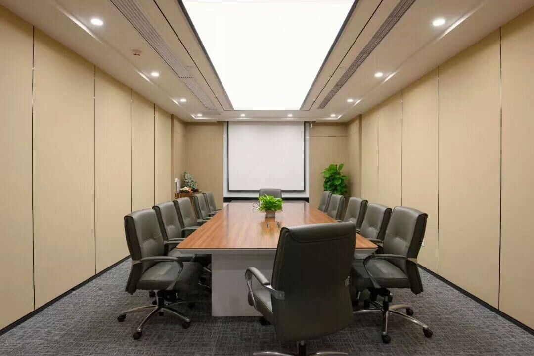 中式办公室会议室装修效果图片