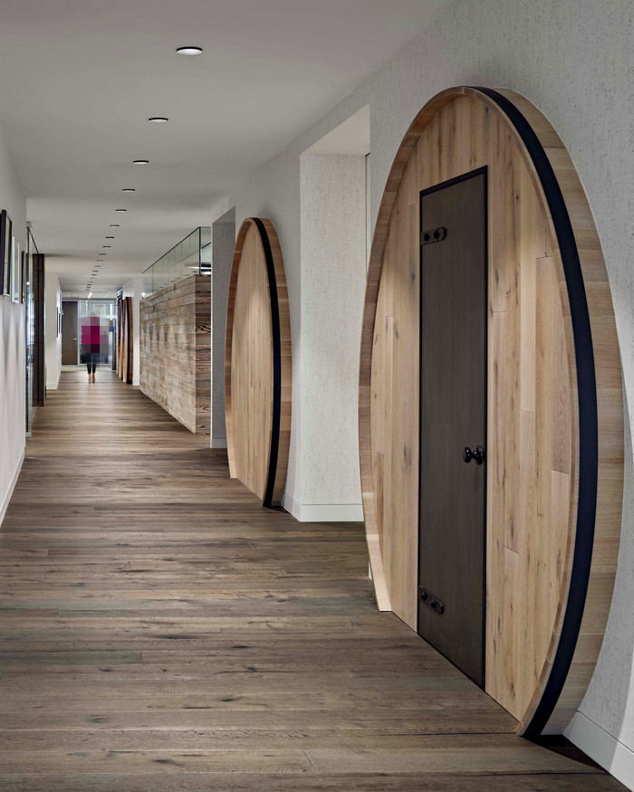 公司办公室走廊墙面设计效果图