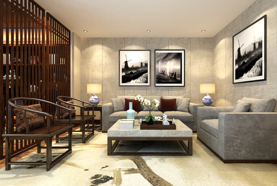 新中式办公楼vip洽谈室设计的要点,办公楼装修安装的电梯的要求