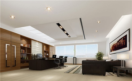 简单的经理办公室效果图