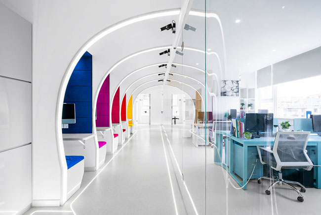 错层办公室巧妙的设计方法