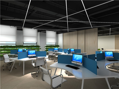时尚的科技公司办公室设计效果图