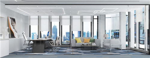 富有科技感的总经理办公室装修设计图片