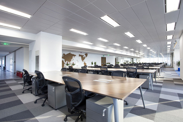 中式韵味风的电商办公室装修设计