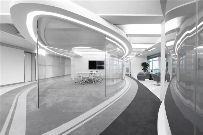 办公室灯光装饰效果