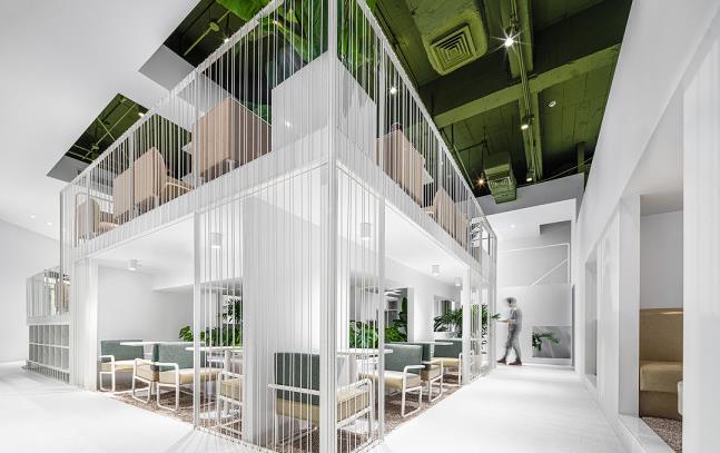 雨林景观办公室装修设计