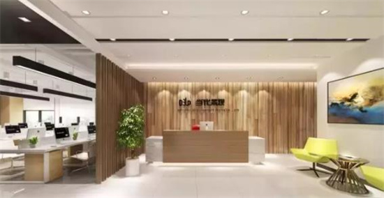 上海办公室前台设计,