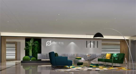 上海办公室前台设计,