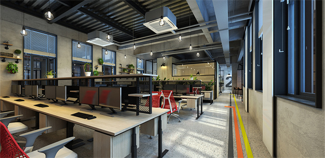 上海创意工业风办公室设计