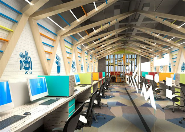 活力十足的办公室设计