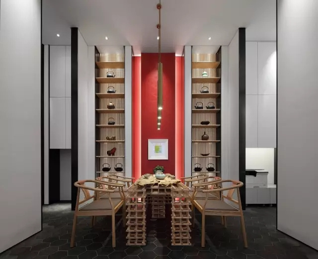 简约派新中式办公室装修设计