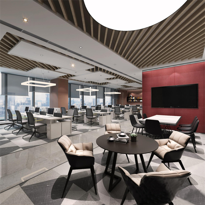 上海办公室设计的明暗搭配